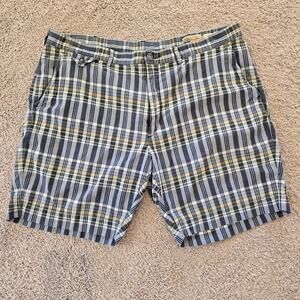 Polo Ralph Lauren Mens Madras Plaid Shorts Size 40 Flat Front Multicolor Preppy